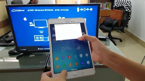 How to connect Samsung Galaxy Tab A with Samsung LED TV - YouTube