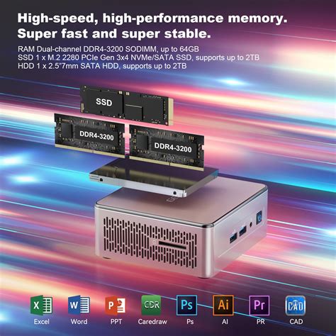 Mua GEEKOM A5 Mini PC, AMD Ryzen 7 5800H(8C/16T, up to 4.4GHz), 32GB ...