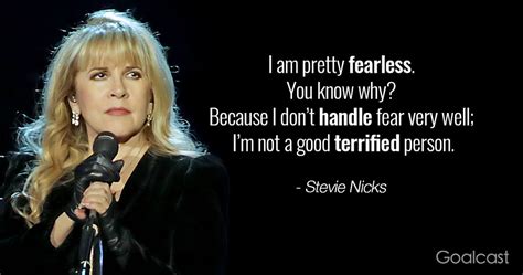 Stevie Nicks on fear | Goalcast