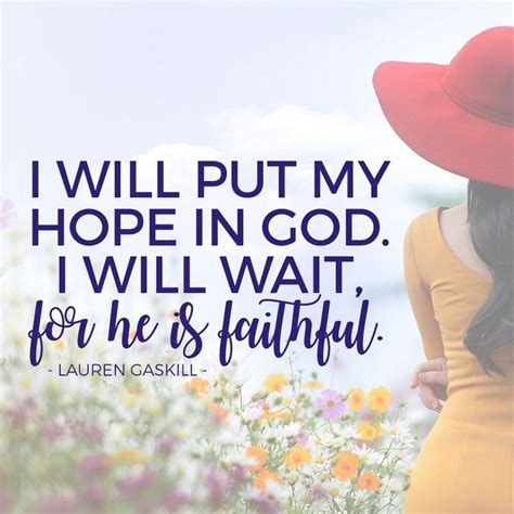 I will put my hope in God! | Hope in god, Faith in god, Faith inspiration