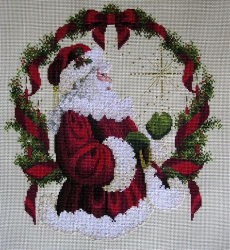 " SPIRIT OF CHRISTMAS " SANTA CLAUS. | Santa cross stitch, Cross stitch, Cross stitch patterns