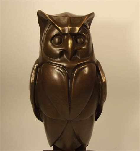 Bronzen beeld van een uil in art deco stijl - eind 20e eeuw - Catawiki