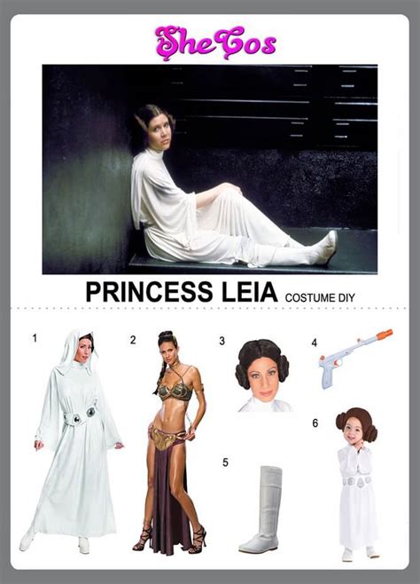 The Complete Princess Leia Costume Ideas From Star Wars | SheCos Blog