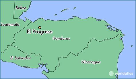 Where is El Progreso, Honduras? / El Progreso, Yoro Map - WorldAtlas.com