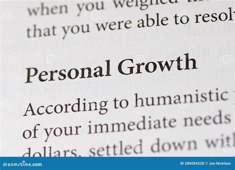 Close-up of the Term Personal Growth on Paper Background Stock Photo - Image of sign, brand ...