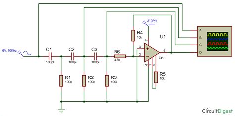 Rc Phase Shift Oscillator Circuit Diagram