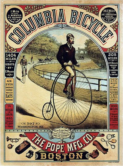 Columbia Bicycle. 1884 | Bike poster, Cycling posters, Bicycle advertising