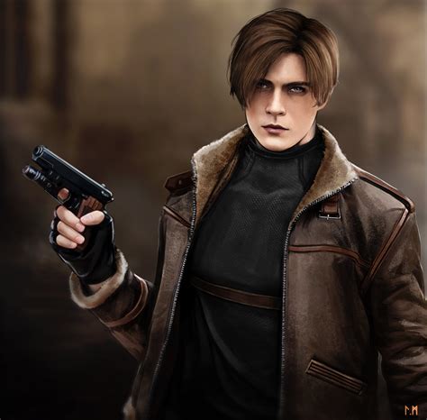 ArtStation - Resident Evil 4 - Leon Kennedy - Fanart