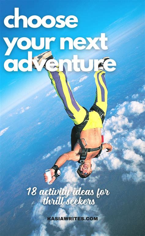 Adrenaline Adventures: 18 Thrilling Activities For Your Bucket List | Adventure sports bucket ...