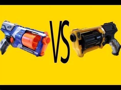 Nerf War: Strongarm Vs. Maverick Shootout - YouTube