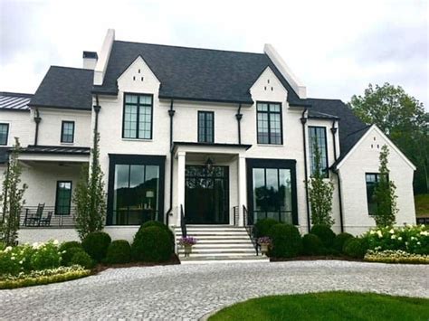 Cape Cod Colonial home with a modern contemporary twist in Nashville | Colonial house exteriors ...