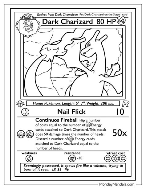 20 Pokemon Card Coloring Pages (Free PDF Printables)