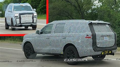 U Spy The 2025 Ford Expedition Testing In Detroit | Carscoops