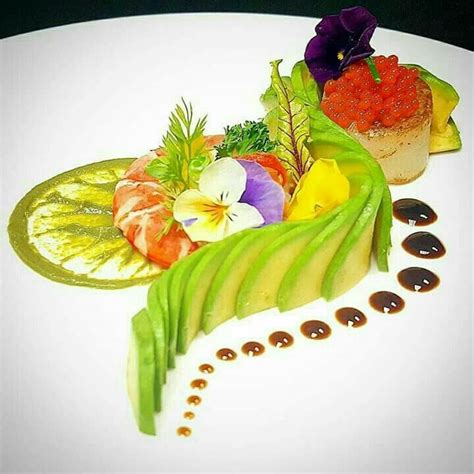 Pin by Pipou Poup on salade et entrées | Food art, Food plating, Gourmet food plating