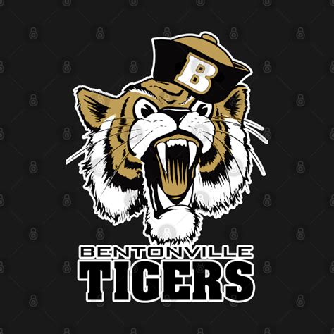 Bentonville High School Tiger Mascot - Arkansas - Vintage - Bentonville ...