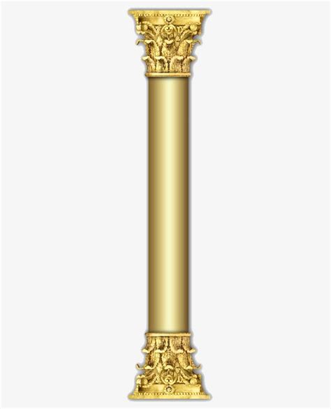 Golden pillars, Creative, Refinement, High-grade PNG and Vector ...