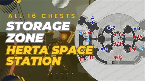 【Honkai: Star Rail】ALL 16 Chests Locations in Storage Zone | Herta ...