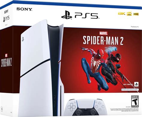 Consola PS5 Slim 1TB Bundle Spiderman 2