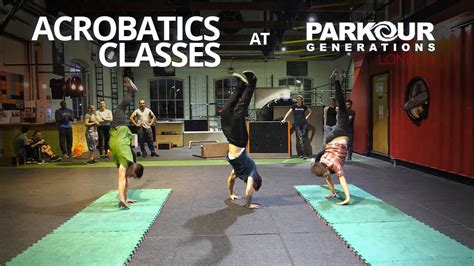 Acrobatics Classes | Parkour Generations London - YouTube