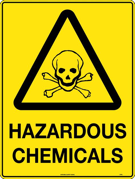 Caution Hazardous Chemicals | Caution Signs | USS