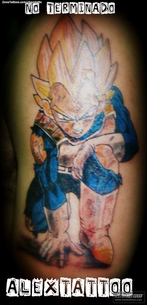 Tatuaje de Dragon Ball, Manga
