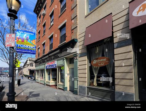 Main St. waterfront district Yonkers New York Stock Photo - Alamy