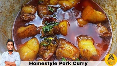 Easy & Tasty Homestyle Pork Curry Recipe | Pork Curry With Potatoes ...