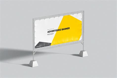 Advertising Banner Mockup – MasterBundles