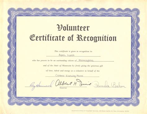 Image - Volunteer Certificate Agnes Lynch.jpg | Familypedia | Fandom ...