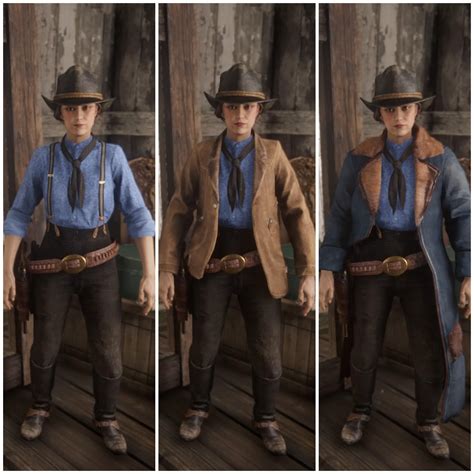 updated versions of my Arthur Morgan outfits : r/reddeadfashion