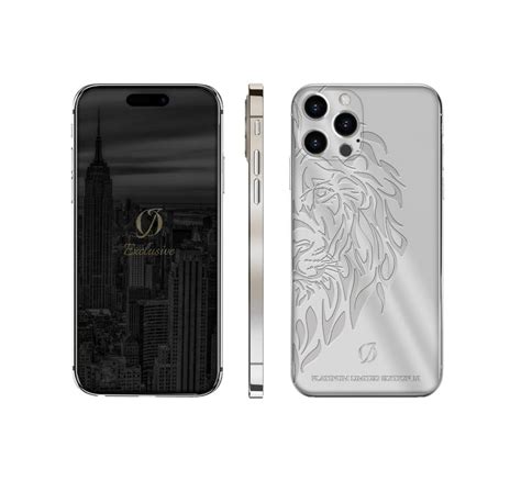 Iphone 15 Pro Max Lion Edition plateado - Exclusivo de OJ