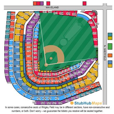 Wrigley Field Seating Chart, Pictures, Directions, and History ...