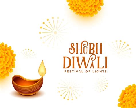 Free Vector | Decorative shubh diwali occasion vector design