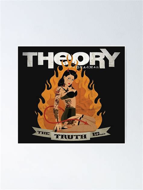 "Theory of a deadman" Poster for Sale by fhellingskc | Redbubble