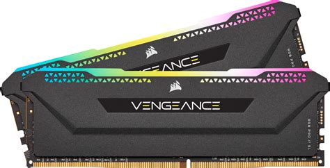 CORSAIR VENGEANCE RGB PRO SL 32GB (2x16GB) DDR4 3600MHz C18 UDIMM Desktop Memory Black ...