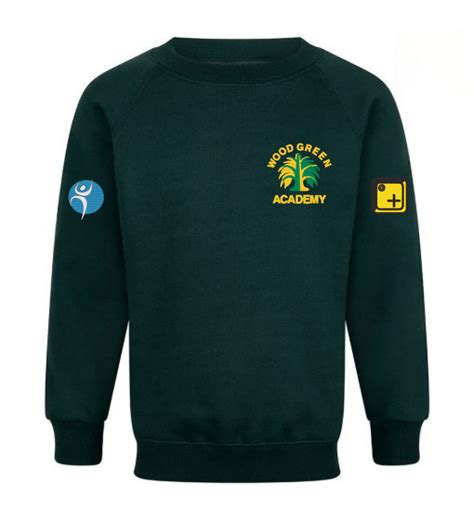 Wood Green Academy Lower Sweatshirt - Bottle Green - Gogna Schoolwear ...