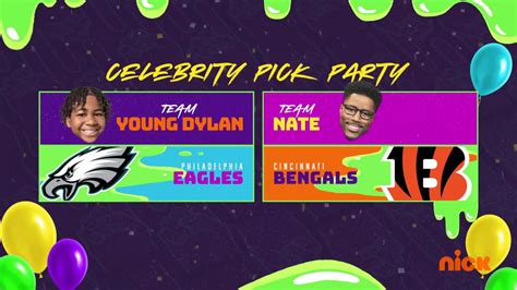 Celebrity pick party: Young Dylan vs. Nate Burleson | 'NFL Slimetime'