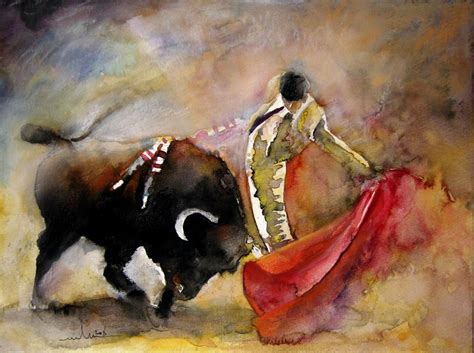 Bullfight paintings, Cuadros taurinos, peintures de corridas | Bull painting, Art painting, Bull art