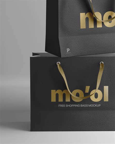 Free Shopping Bags Mockup on Behance