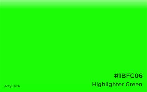 Highlighter Green Color | ArtyClick