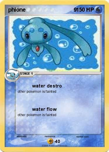 Pokémon phione 9 1 1 - water destro - My Pokemon Card