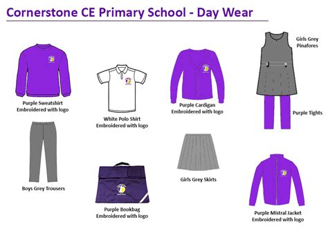 School uniform - Cornerstone C of E Primary School