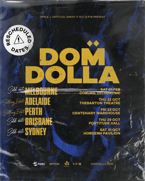 Dom Dolla Announces Revised Australian Headline Tour Dates | OZ EDM: Electronic Dance Music News ...