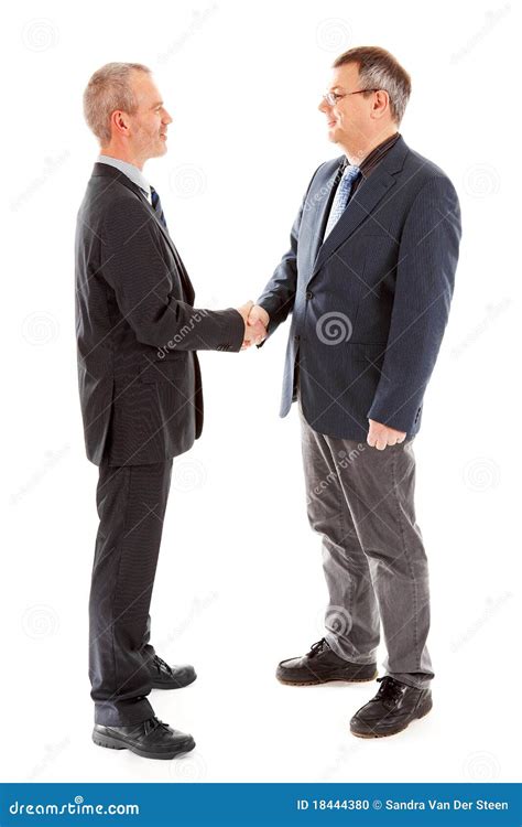 Business Men Shaking Hands Stock Photo - Image: 18444380