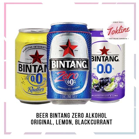 Jual BINTANG BEER RADLER ZERO ALKOHOL - 330 ml - 12 kaleng | Shopee Indonesia