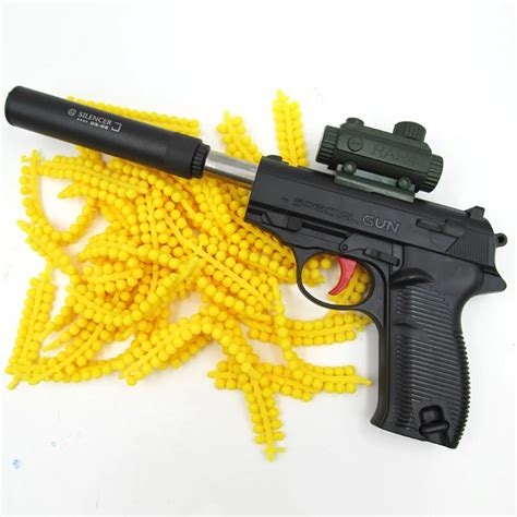 Mini Toy Gun Can Launch Soft Bullets and Water Bomb Outdoor Shooting ...