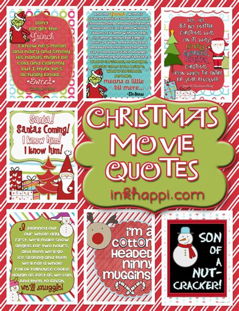 Christmas Movie Quotes! {free printables} - inkhappi