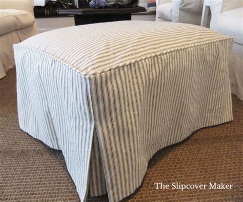 10 Simple Ottoman Slipcover Ideas for DIY Decorators | The Slipcover Maker