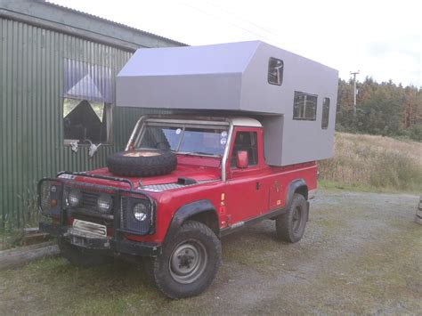 Demountable camper for Land Rover 110: DIY Demountable Camper