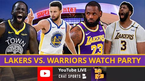 Los Angeles Lakers vs. Warriors NBA Play-In Live Streaming Scoreboard ...